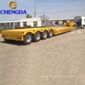 used/new 4 axles low flat bed trailer